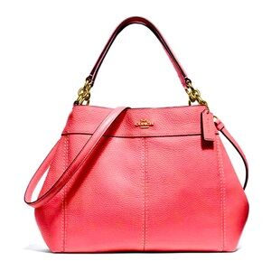 Coach Pink Leather Handbag